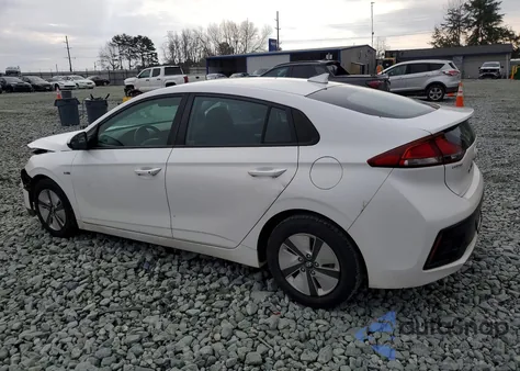 2018 Hyundai Ioniq Blue z USA, uszkodzony, nr VIN KMHC65LC0JU059991